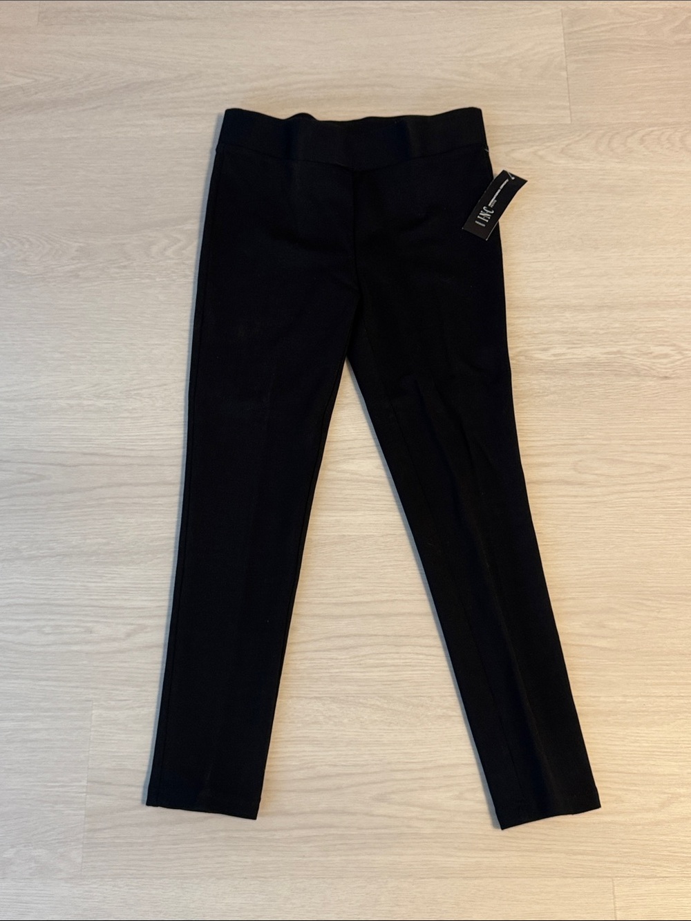 INC International Concepts Black Petite Ponte Leggings - 4P